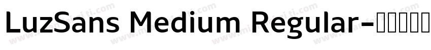 LuzSans Medium Regular字体转换